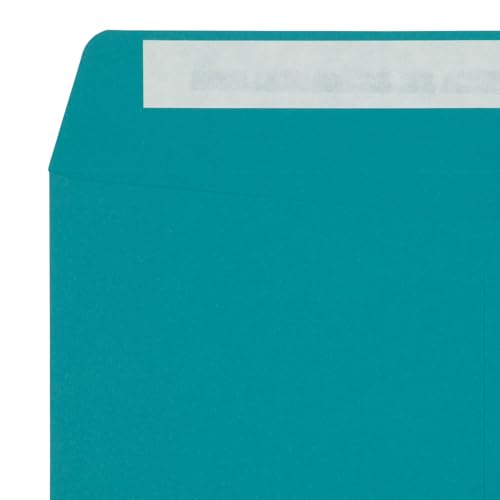 LUXPaper 10 x 13 Open End Envelopes | Peel & Press | Teal | 80lb. Text | 250 Qty