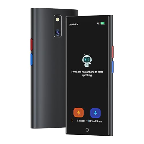 AI Language Translator Device, 2026 Upgraded No WiFi Needed, 150 Languages Online/Offline/Group/Phone Translation Device, 5.5" Screen Two Way Real-Time Voice Translator for Travel Business Learning