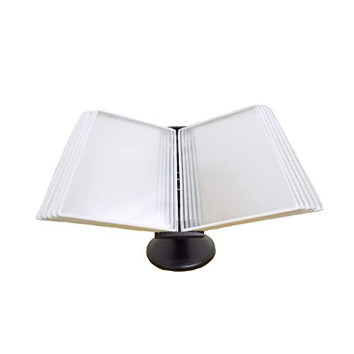 KGDJBGSE Wall Mounted File Holder, Hanging Organizer, Flip File Display Stand with Adjustable Tilt for A4 Folders(C)