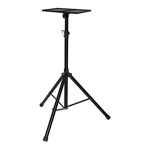 GAZOGJ Projector Stand Projector Mount Tripod Multifunction Stand Adjustable Tripod Laptop Projector Stand 44 to 70 Inch Good for Stage or Studio Black Projector Bracket Mount