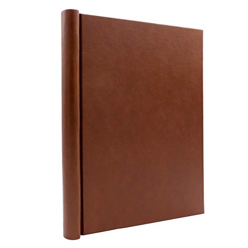 Faux Leather Springback Thesis Binder - Tan, 1" Spine, by Bindertek