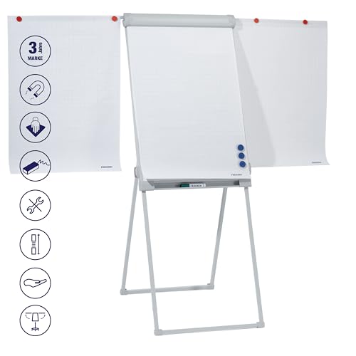 Franken FC84 Flipchart board Deluxe Standard, 67 x 95 cm, light gray