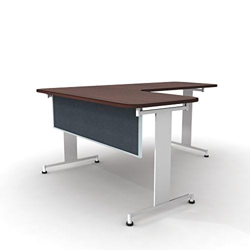 OBEX Acoustic Table Mounted Modesty Desk Privacy & Sound Absorbing Panel for Office Cubicles, 18" x 42", Twilight