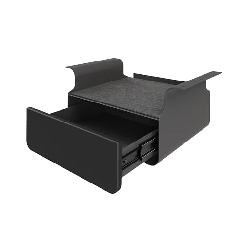Vari Steel Under Desk Drawer – Storage Organizer – Black