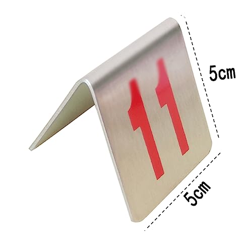 YDBMY Metal Restaurant Table Cards Table Menu Holder Table Number Stand Table Card Holder Perfect for Seating Food Sign Label Memo