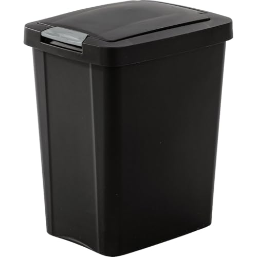 Sterilite 7.5 Gal. Black TouchTop Wastebasket - 1 Each