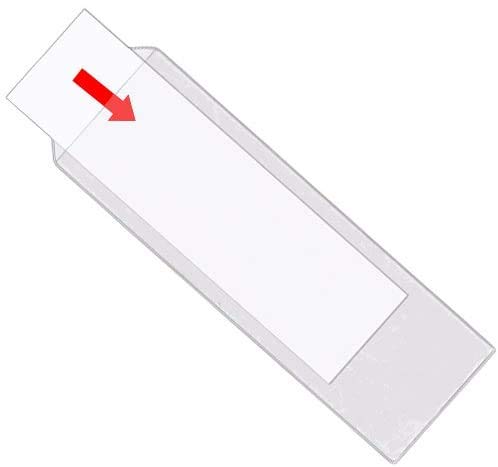 StoreSMART - Bookmark Covers/Holders with Tassle Hole - Clear Plastic - 200-Pack - Made in USA - BMKCRFT2-200