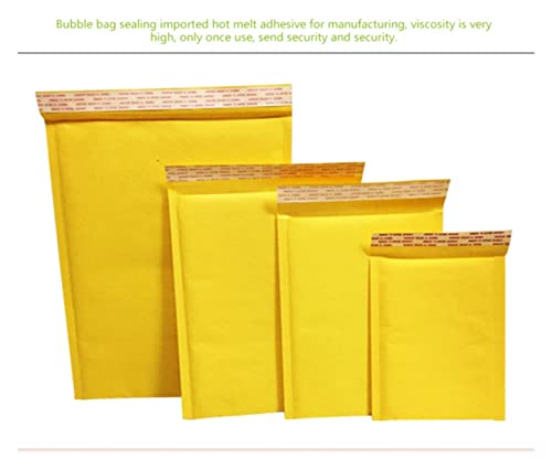Sxzqjybb Padded envelopes,Bubble envelopes, 50 pcs Kraft Paper Envelope Bag Padded Mailing Envelope with Bubble Mailing Bag