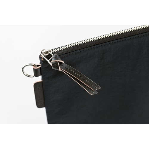 ほぼ日 Hobonichi Techo Planner Accessory Tragen Flat Pouch for A5 Size (Black)