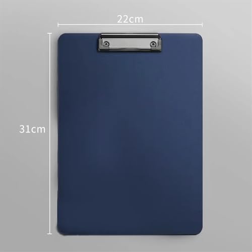 Filing Envelopes 1 A4 Folder, File Manager, Clipboard with Cover, A4 Folder for Business and School Use, Stationery and Office Supplies Plastic Folders(Blue)