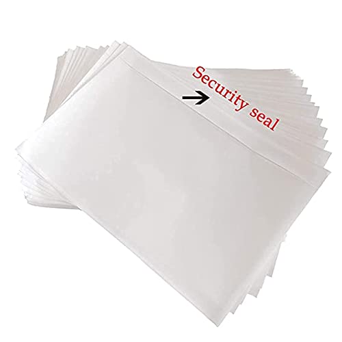 LabelMore 6" x 9" Clear Adhesive Packing List Envelopes Pouch - Label Envelopes Pouches - Clear Top Shipping Label Bag for Mailing Bag Box - 2000 Packs