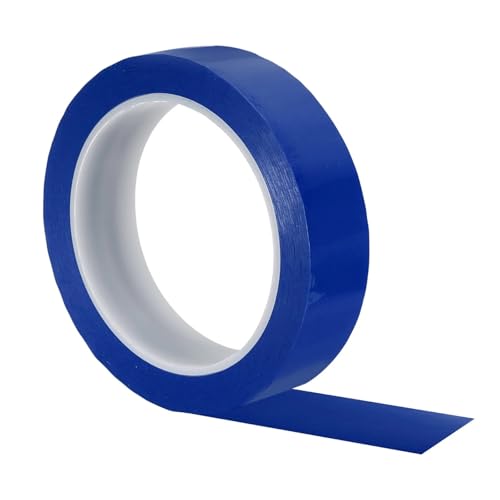 Whiteboard Tape 5Pcs 25mm/30mmx66M Graphic Whiteboard Tape Chart Line Grid Electrical Marking Tapes Thin Dry Erase for DIY Art Crafting(66mx25mm Blue)