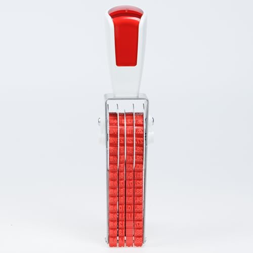 BS-3.5H40W36L Custom Rotating Rubber Stamp Fully Customizable, Impression Height 0.07-0.14 inch (1.75-3.5 mm) Impression Width 1.57 inches (40 mm) or Less, 35-36 Rows, Made in Japan