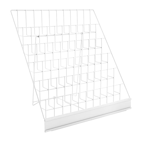 18in Book Display Rack, 6 Tiered CD Display Countertop Comic for Offices