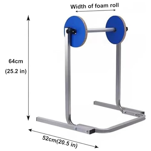 XDRGOOIUY Easy to Assemble Bubble Foam Wrap Roll Dispenser Stand, Steel, Manual Bubble Cushioning Wrap Foam Holder