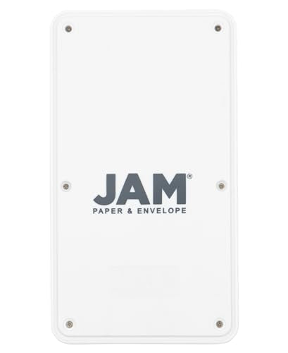 JAM PAPER Desktop Calculator - 10 Digit LCD Display - 3 3/4 x 6 3/4 Inches - White - Bulk 10/Pack