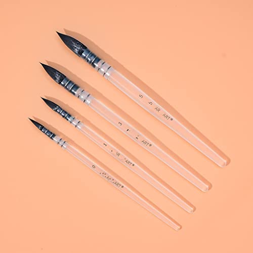 HBJWOV Professional Watercolor Brushes Set Artist Brush Mop Acrylic Gouache Painting Art Supplies