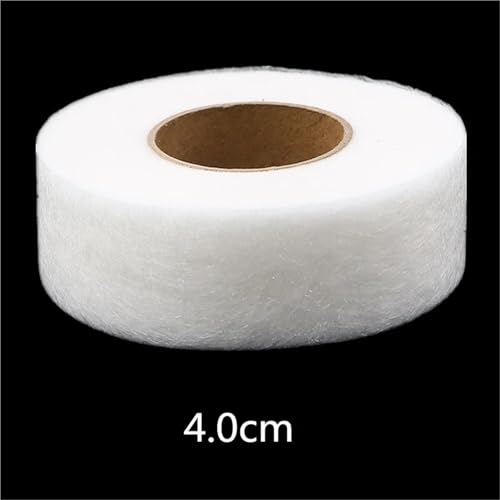 Heat Bond Iron-On Adhesive 10sets 70Yards/Set Melt Mesh Interlining Adhesive Fabric Clothes Iron On Hem Tape Web DIY Sewing Accessories(4cm White)