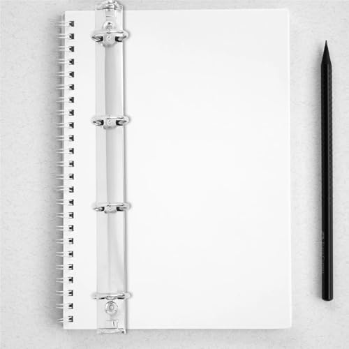 A6 Binder Rings 8Pcs A4 Metal Binder Clips Iron Material Notebook Planner Folder Loose Leaf Binding Combs Office Supplies for Notebook
