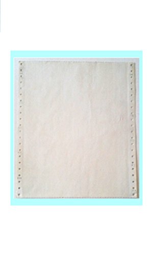 Emco 5 Part Computer Paper Pinfeed 8 1/2" x 11" Carbonless White and White Copy