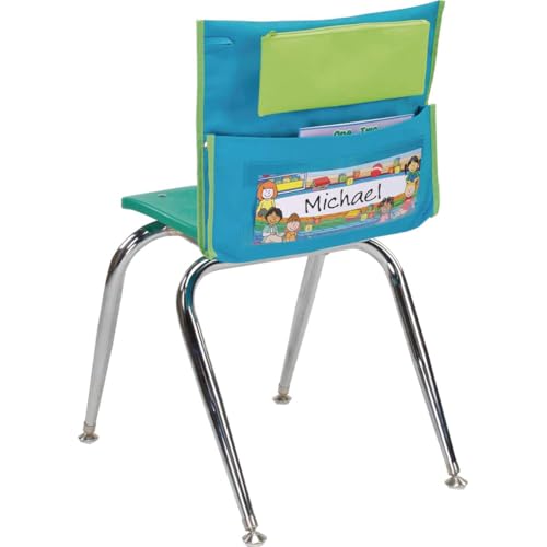 Really Good Stuff Early Childhood Deluxe Chair Pockets with Pencil Case