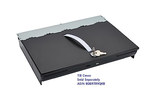 SAM4s 16" POS Cash Drawer, Black, Key Control, Metal, Portable