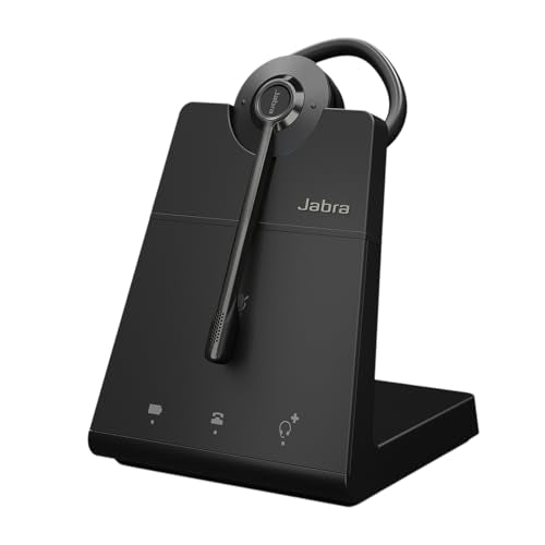 Jabra Engage 45 SE (Second Edition) Wireless Convertible Headphone - Bluetooth, Noise-Canceling Microphone, 9 Hour Battery Life, Dual Connectivity, MS Teams Certified, Supports Other Platforms, Black