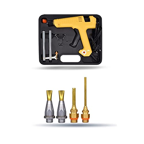LIBODD Hot Glue Gun 250W Professional Hot Melt Glue Gun with Tool Kit Pure Copper Nozzle Adjustable Temperature High Power Use 11mm Glue Stick for DIY Arts, Crafts and Quick Repairs(Set-3)