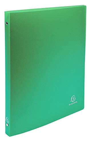 Exacompta Opaque PP Flexible Covers Ring Binder, A4, 4 Rings, 20mm Spine - Assorted Colours, Pack of 20