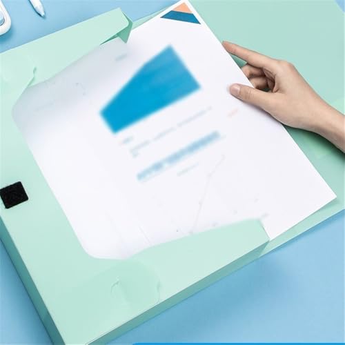 Filing Envelopes 4 Pcs A4 File Archive Box 35mm Large Capacity Contract Folder Office Supplies Data Storage Box Plastic Folders