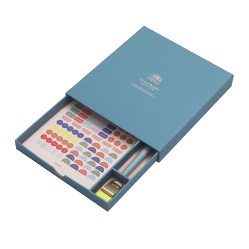 Papier Stick to the Plan Gift Set, Organizer Stickers & Pen