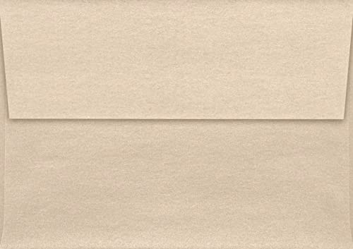 LUXPaper 4Bar A1 Invitation Envelopes | Peel & Press | 3 5/8" x 5 1/8" | Taupe Metallic | 80lb. Text | 500 Qty