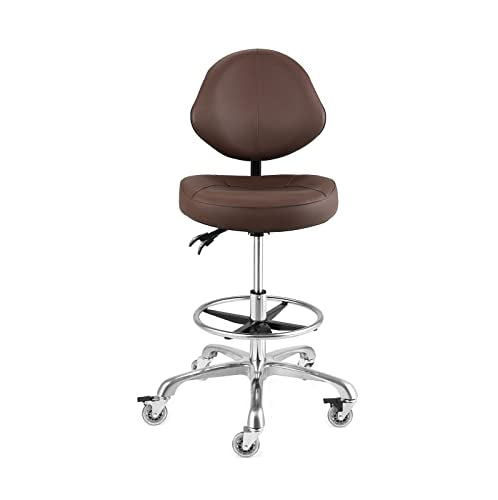 McDooFly Office Drafting Chairs with Back Support, Rolling Drafting stools