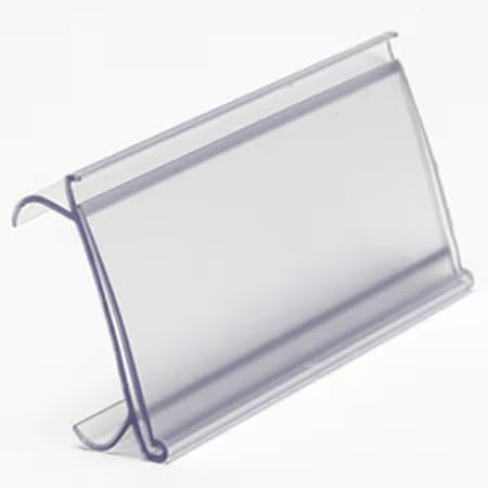 Wr-12535 Label Holder Replacement for Aigner Index 3.5 in L 1.25 in W Clear Pk25