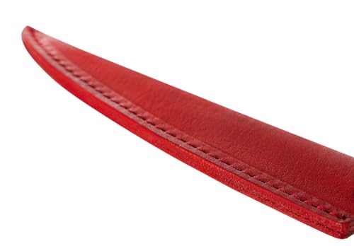 Yokoyama Enjuku No WAZA Stainless Steel Letter Opener, Hammered Case, Red LOP-1500