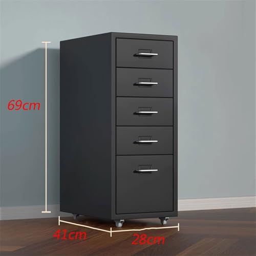Cabinet File Cabinet 5 Layers Large Capacity Office File Cabinet Multifunctional Data Organizer Cabinet Thickened Cold Rolled Steel Drawer Storage Cabinet Filing Cabinets