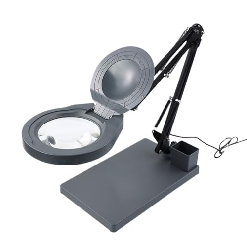 QWERAXZG Desktop Magnifier Reading Stand Maintenance Folding Dimming