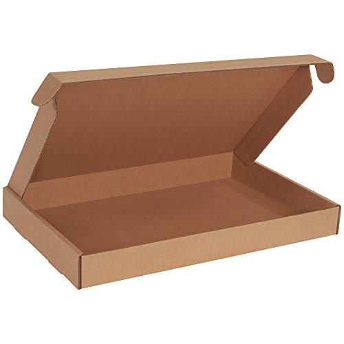 BOX USA BMFL18122K Deluxe Literature Mailers, 18" x 12" x 2", Kraft (Pack of 50)