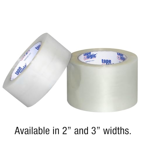 Clear Carton Sealing Tape, Quiet, 2" x 55 yds., 3.1 Mil Thick