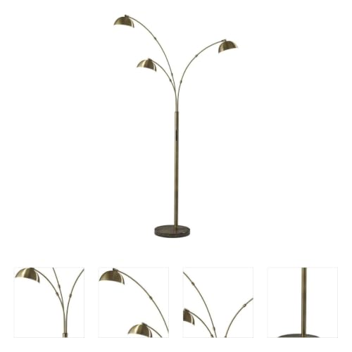 Adesso Bolton LED 3-Arm Arc Lamp w/Smart Switch