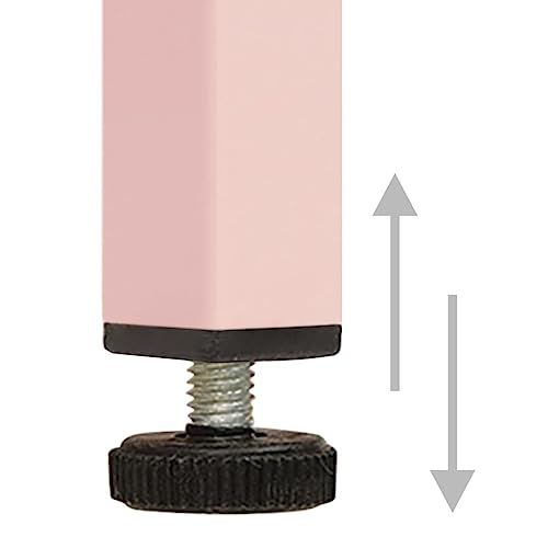 vidaXL Locker Cabinet Pink 13.8"x18.1"x70.9" Steel