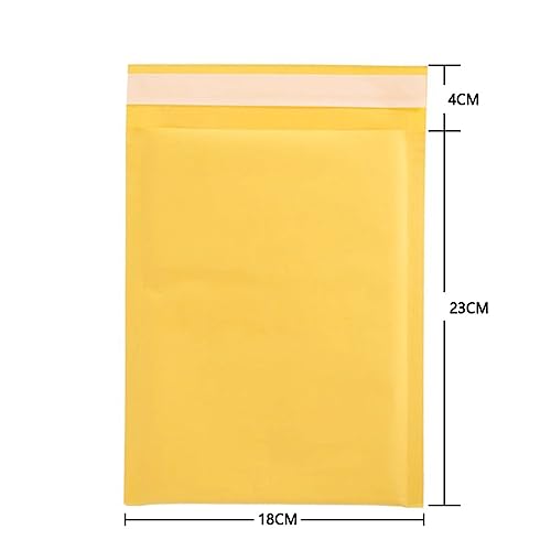 Sxzqjybb Padded envelopes,Bubble envelopes, 100pcs Kraft Paper Bubble Envelopes Bags(150x250mm)