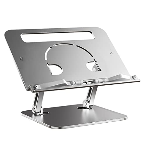 PJNKMWH Adjustable Aluminum Book Stand Multi Heights Angles Cookbook Bracket Desk Reading Holder