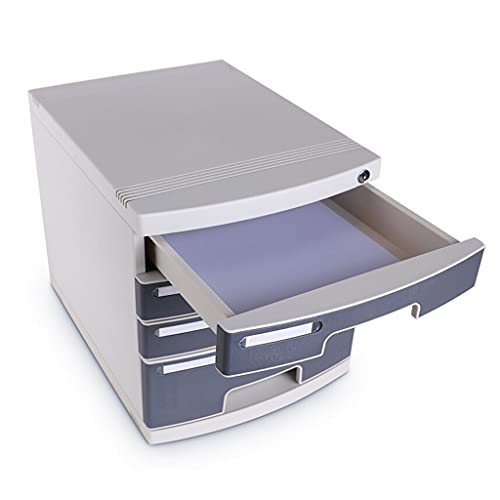 BDPP Storage File Rack File Holder Multi-Layer Desktop Organizer File Rack Drawer with Lock File Sorter Suitable for Office,Home and School School Home Office Folder (Color : A)