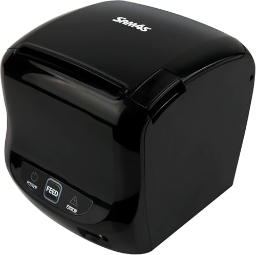 SAM4s GIANT-100 Compact 3" Thermal POS Printer USB Serial Ethernet, Splash Cover Included, Black