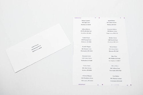 Compulabel Mailing Labels for Laser and Inkjet Printers, 4 x 1 1/2 Inches, Permanent Adhesive, 14 per Sheet, 1000 Sheets per Carton