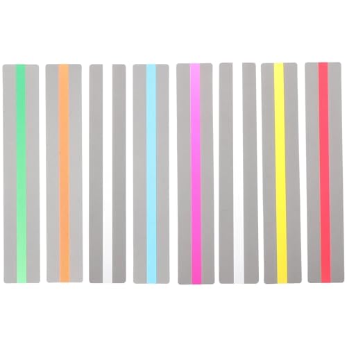 Guided Reading Strips 32-Pack Guided Reading Strips, Colored Overlay Bookmarks to Enhance Speed & Retention