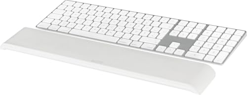 Leitz Adjustable Ergonomic Keyboard Wrist Rest, Desktop Long Foam Cushioned Wrist Support Pad, for Left Or Right Handed Users, Full Size Desktop Wrist Rest, Ergo Cosy Range, Light Grey, 65240085