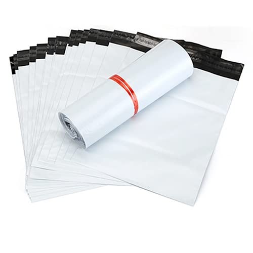 EVANEM 50pcs White Courier Bag, for Express Envelope Storage Bags Mailing Bags Self Adhesive Seal PE Plastic Pouch Packaging (Size : 50x60cm 50pcs)