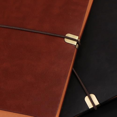 Strap Loose Leaf Notebook Hand Ledger